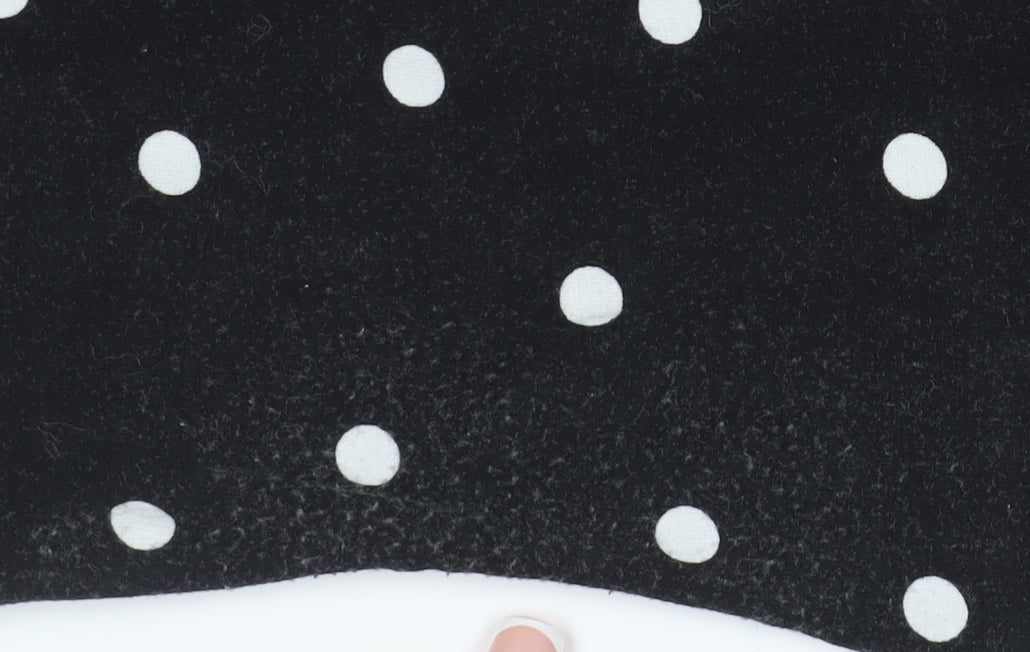 ASOS DESIGN Women's Black Polka Dot Dress Size 12