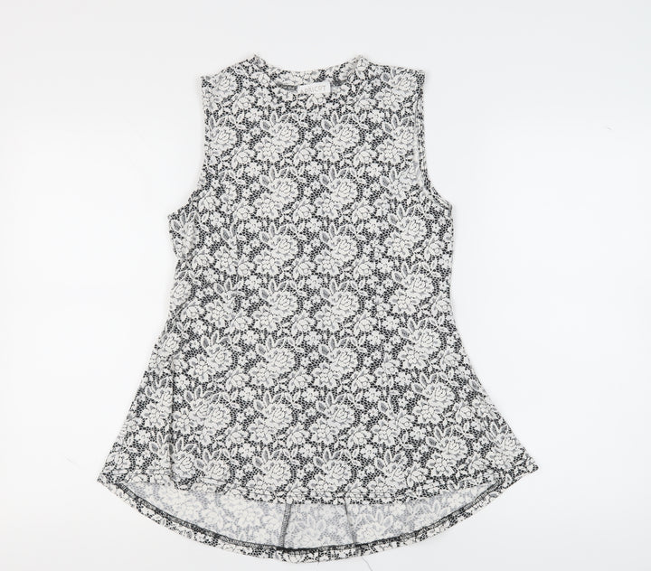 Apricot Women's Floral Lace Sleeveless Blouse, Size 10