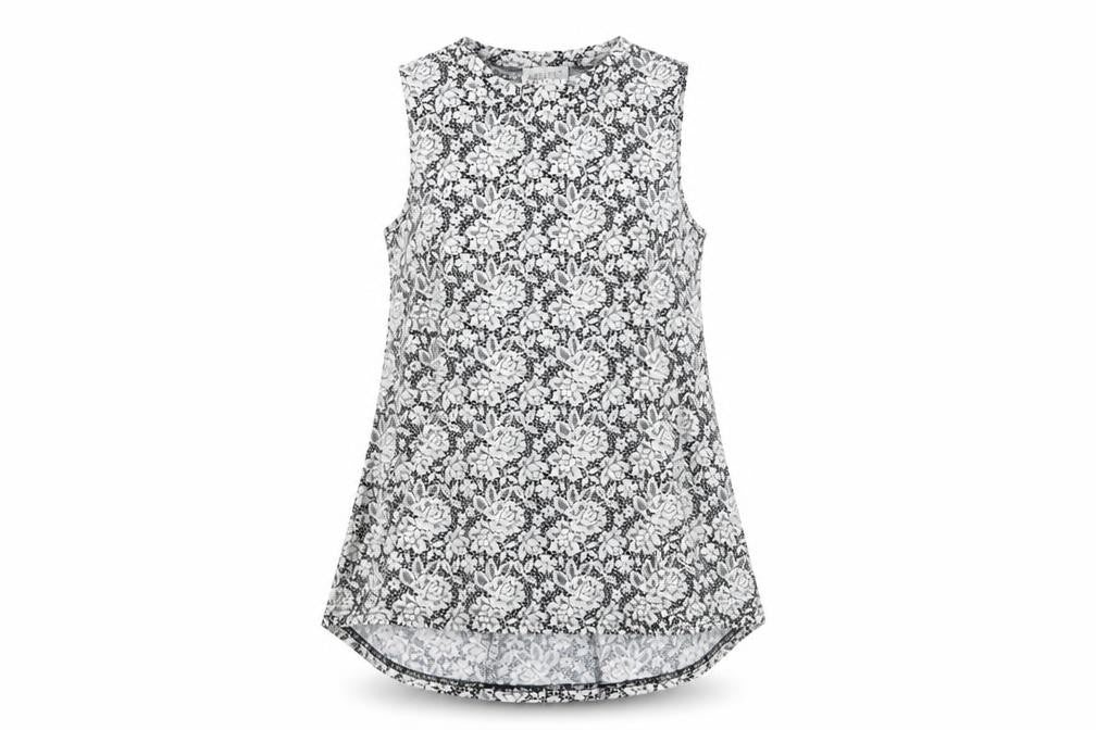 Apricot Women's Floral Lace Sleeveless Blouse, Size 10