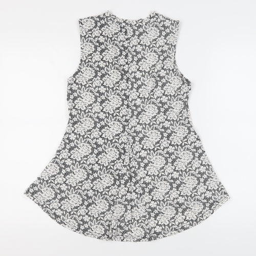 Apricot Women's Floral Lace Sleeveless Blouse, Size 10