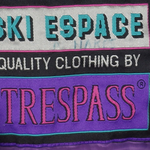 Trespass Girls Purple Ski Snowsuit 11-12 Yrs Full Zip Hooded