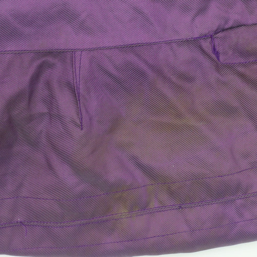 Trespass Girls Purple Ski Snowsuit 11-12 Yrs Full Zip Hooded