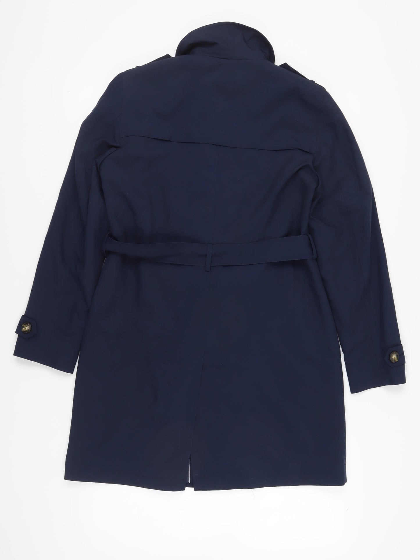 Marks and Spencer Women's Blue Trench Coat Size 12