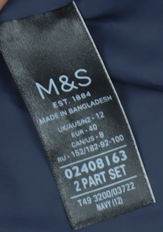 Marks and Spencer Women's Blue Trench Coat Size 12