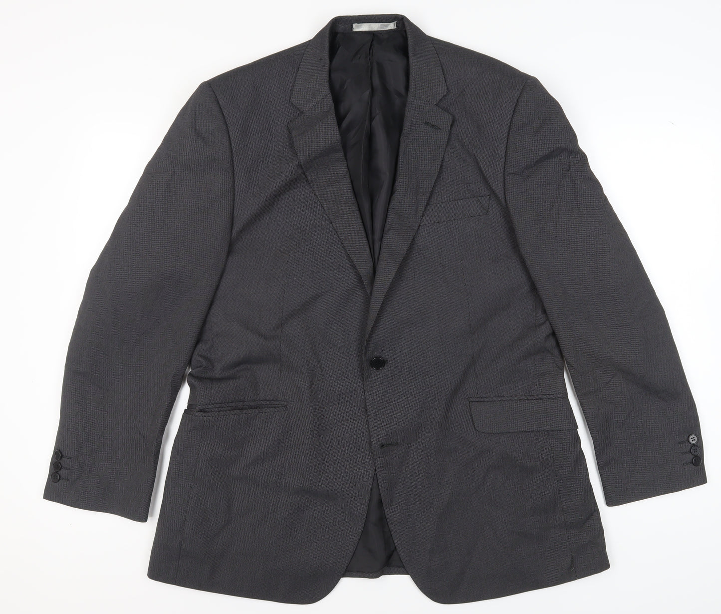 Burton Men's Grey Blazer Jacket 44R Regular Fit