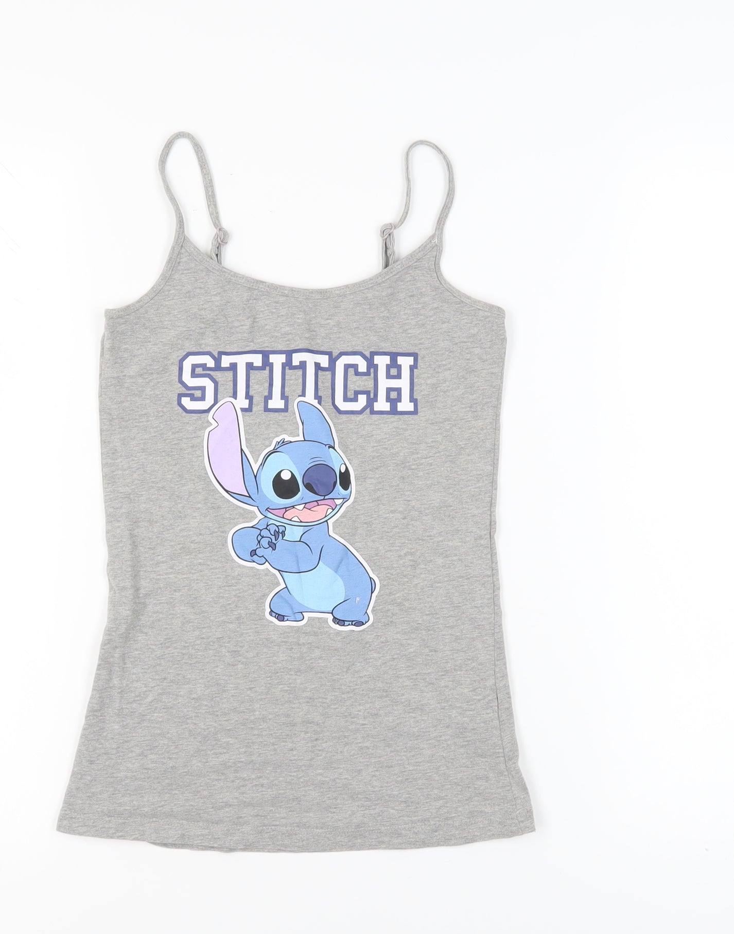 Disney Women's Grey Stitch Camisole Tank Top
