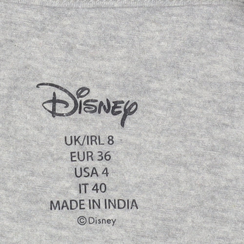 Disney Women's Grey Stitch Camisole Tank Top