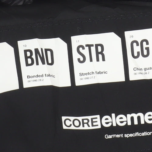 Jack & Jones Men's Black XL Camouflage Windbreaker Jacket