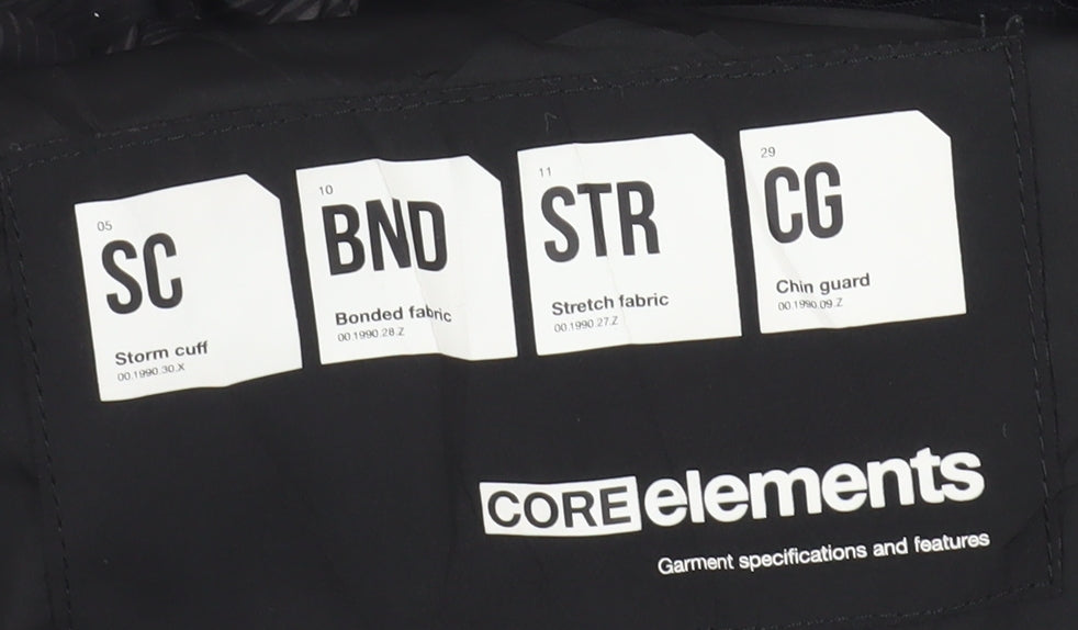 Jack & Jones Men's Black XL Camouflage Windbreaker Jacket