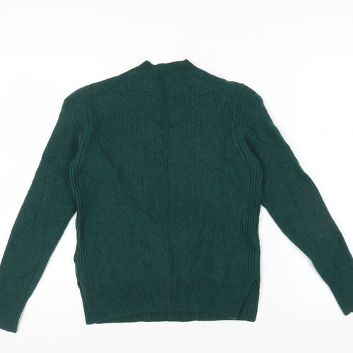 Ted Baker Women's Green Mock Neck Pullover Jumper Size 10
