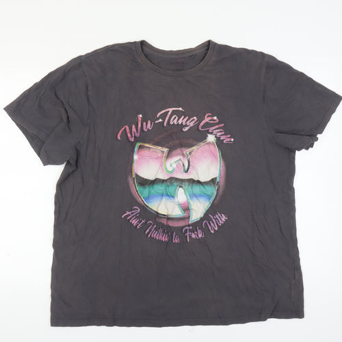 Wu-Tang Clan Men's Black Graphic T-Shirt 3XL