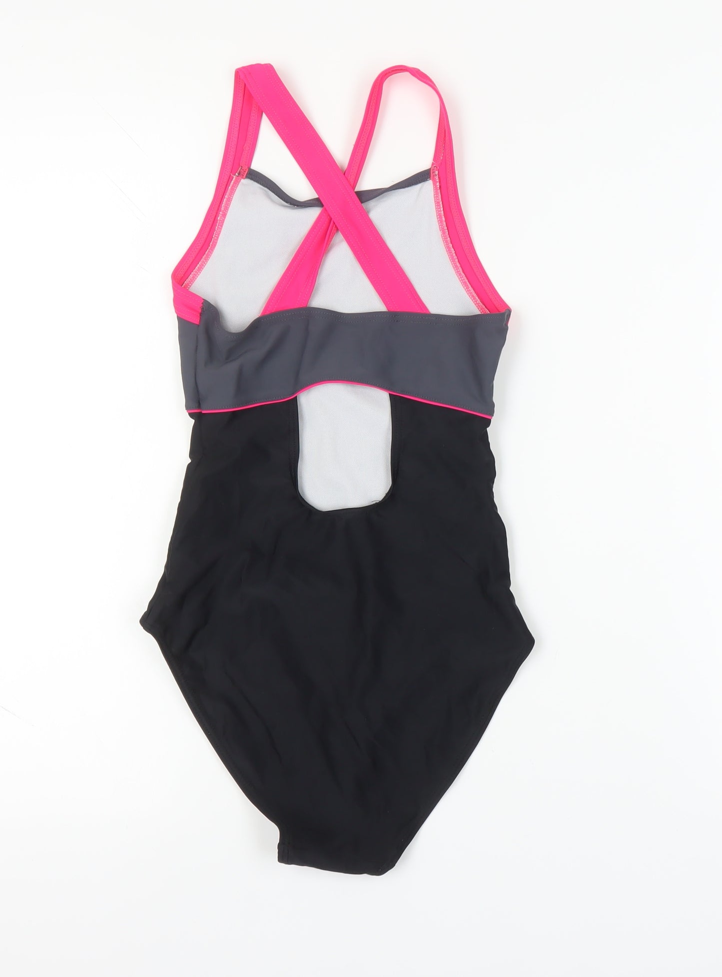Slazenger Women's Black One Piece Swimsuit, Size 6, Stretchy