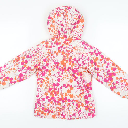 Trespass Girls Multicoloured Rain Coat 3-4 Years Waterproof