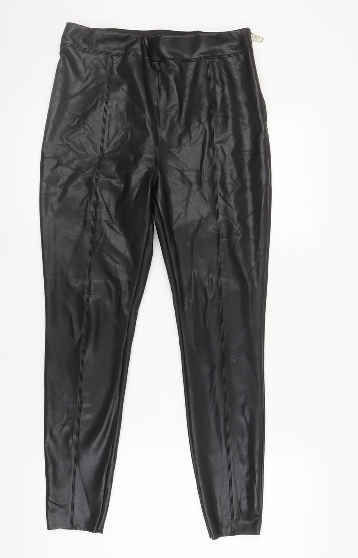 River Island Women's Black Leggings UK 12