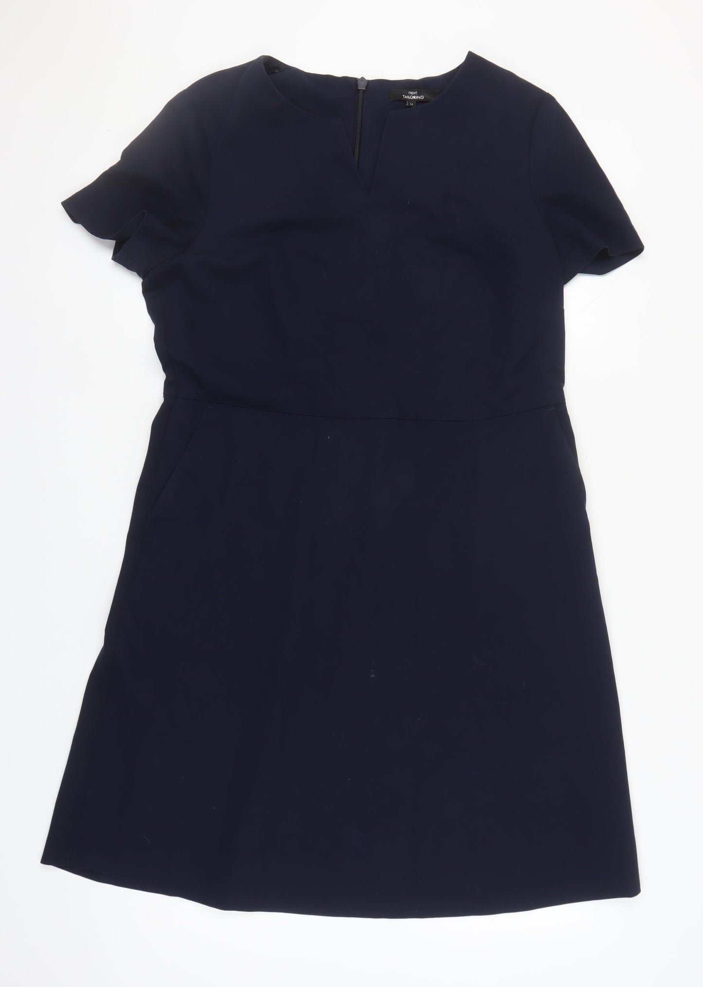 Next Tailoring Women's Navy Dress Size 16 A-Line