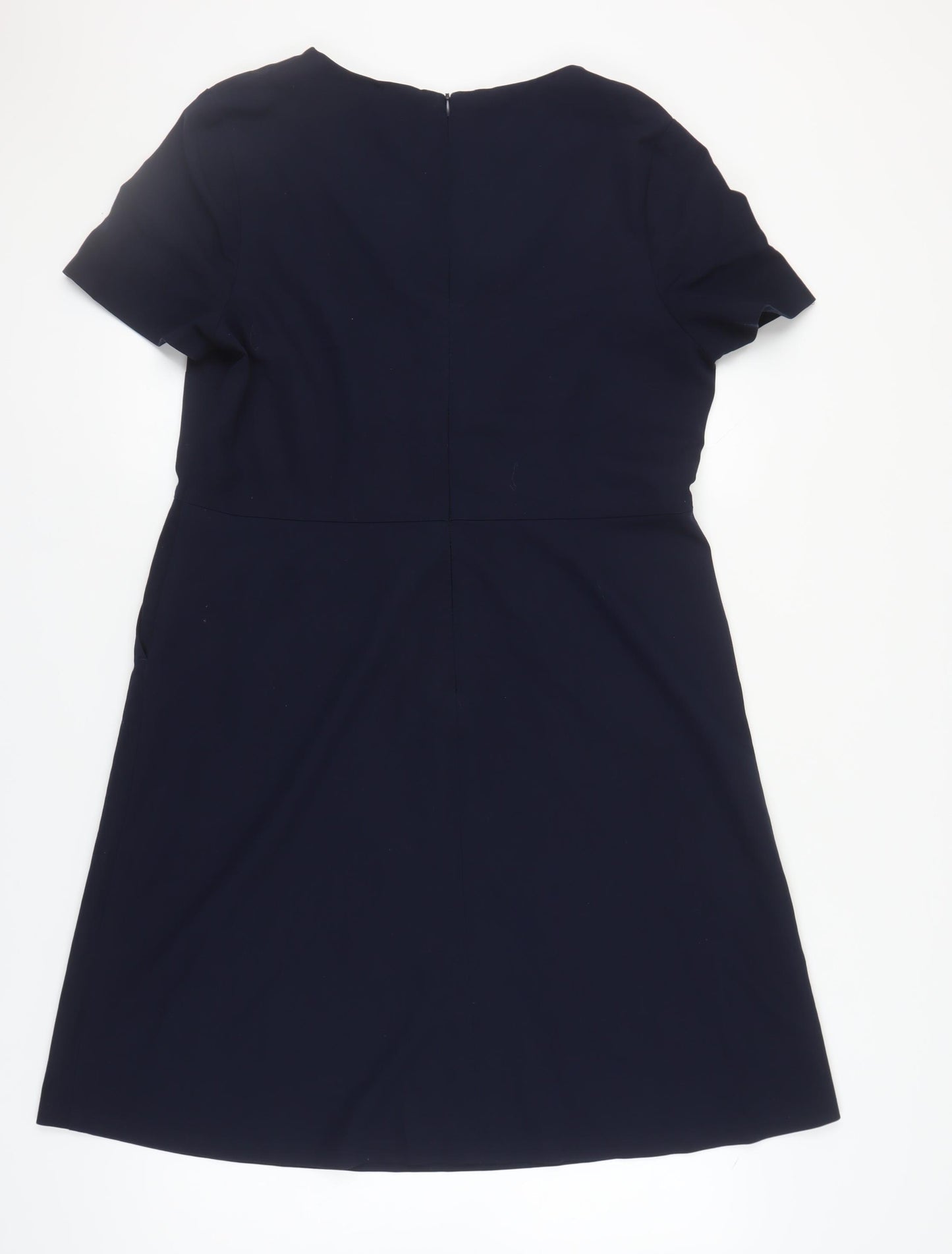 Next Tailoring Women's Navy Dress Size 16 A-Line