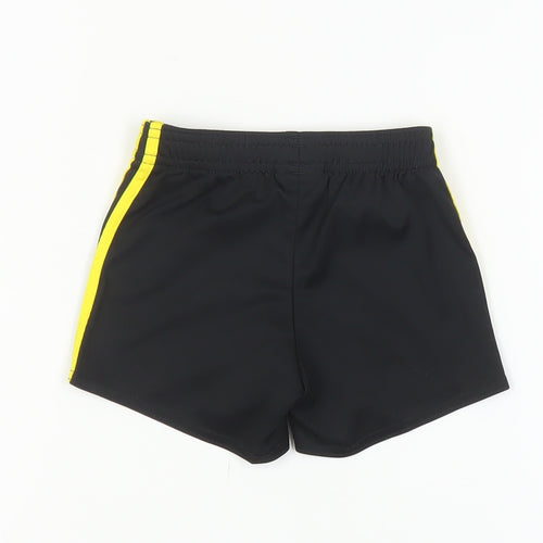 Adidas Black Unisex Baby Sports Shorts 9-12 Months