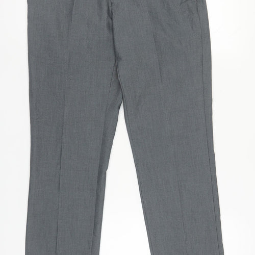 Burton Menswear Men's Grey Slim Fit Dress Pants
