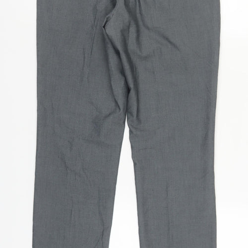 Burton Menswear Men's Grey Slim Fit Dress Pants