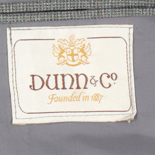 Dunn & Co Grey Men's Blazer Size 46, Short, Classic Style