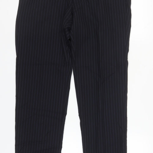Marks and Spencer Men's Blue Striped Trousers, Size 34