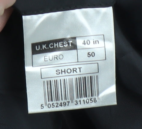 Thomas Nash Men's Black Short Suit Jacket 40S