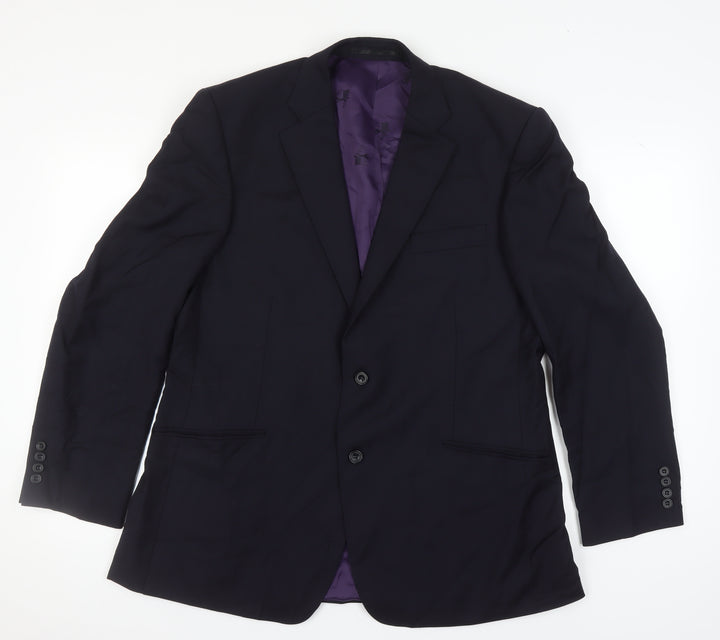 Paul Costelloe Men's Blue Blazer 44 Regular Fit Jacket