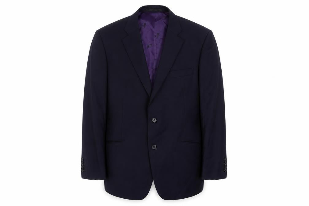Front view of Paul Costelloe Men's Blue Blazer 44 Regular Fit Jacket