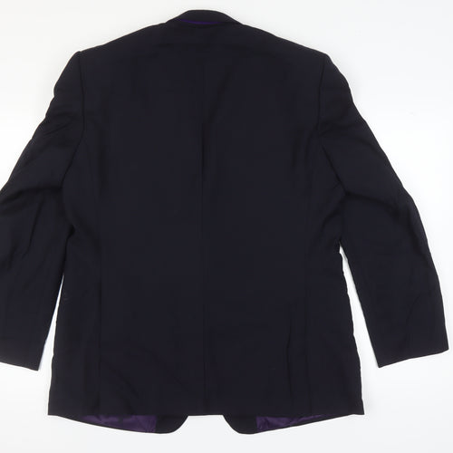 Paul Costelloe Men's Blue Blazer 44 Regular Fit Jacket
