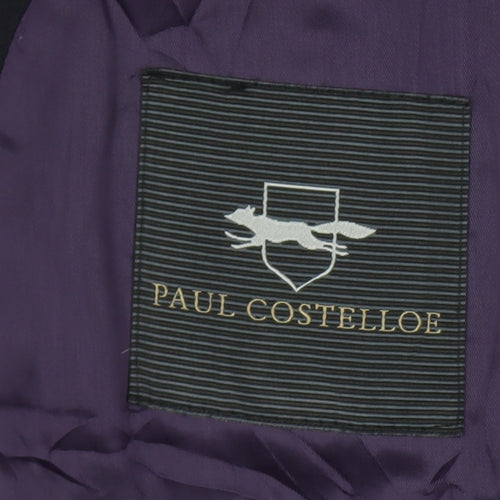 Paul Costelloe Men's Blue Blazer 44 Regular Fit Jacket