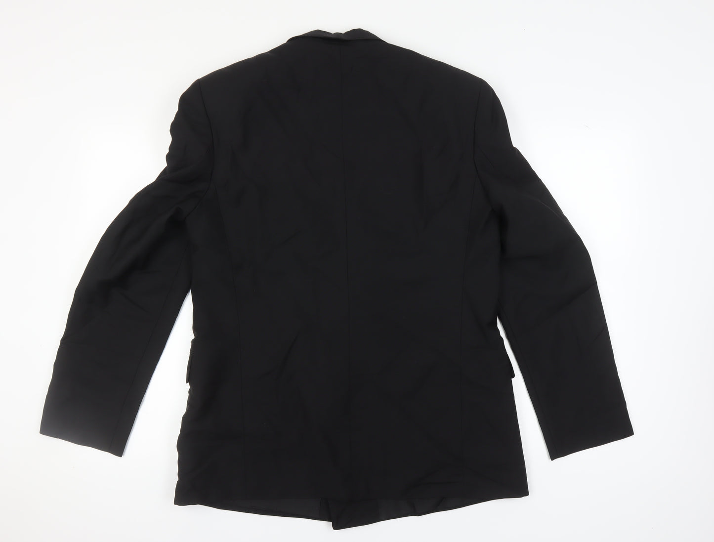 Modesto Bertotto Men's Black Double-Breasted Blazer 44L