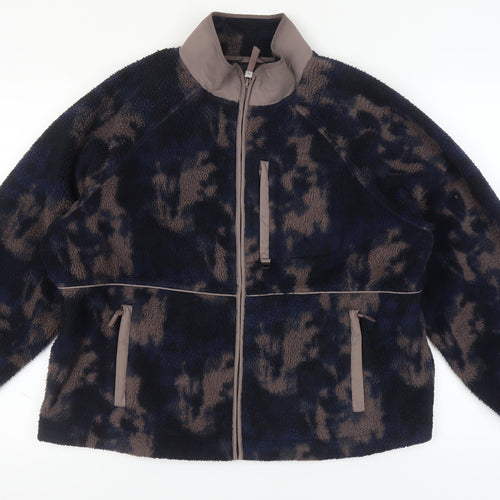 M&S Women's Blue Fleece Zip Jacket Size 14