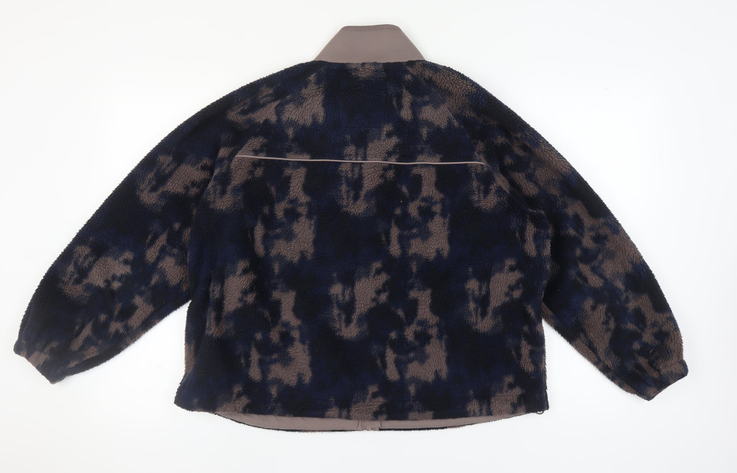 M&S Women's Blue Fleece Zip Jacket Size 14