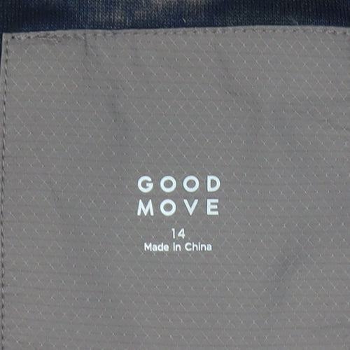 M&S Women's Blue Fleece Zip Jacket Size 14