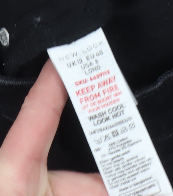 New Look Women's Black Skinny Jeans Size 12