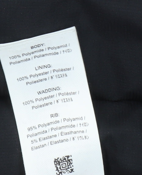 Fred Perry Men's Black Puffer Hooded Jacket L