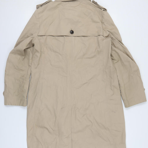 Gap Women's Beige Trench Coat Size L - Classic Style