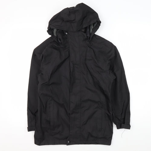 Hi Gear Boys Black Parka Jacket 9-10 Years Waterproof Hooded