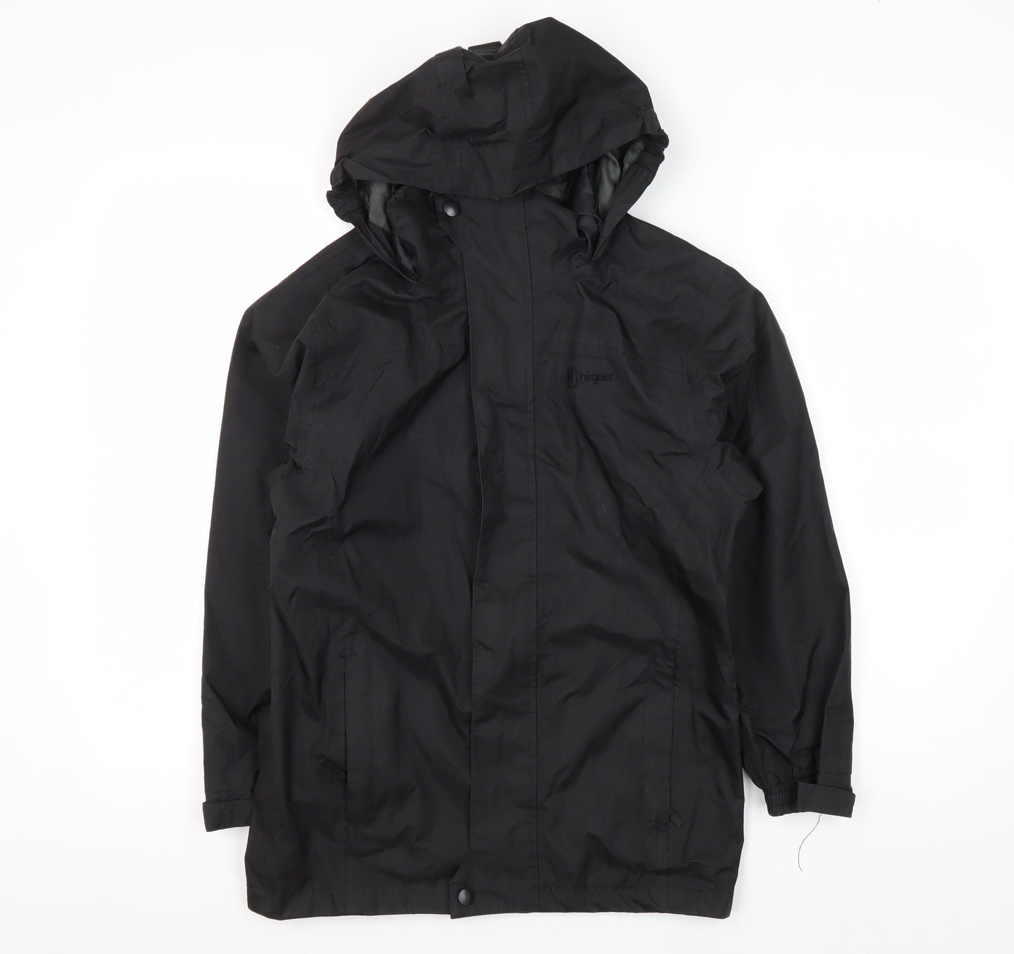 Hi Gear Boys Black Parka Jacket 9-10 Years Waterproof Hooded