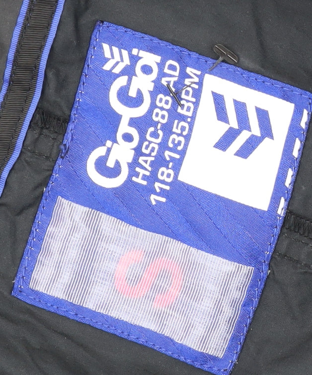 GoGo Men's Black S Parka Jacket Hooded