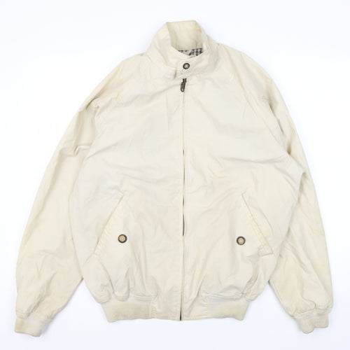 Hawkshead Men's Beige Bomber Jacket Size S