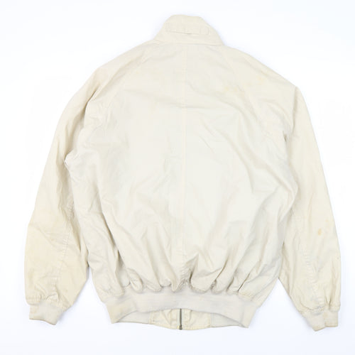 Hawkshead Men's Beige Bomber Jacket Size S