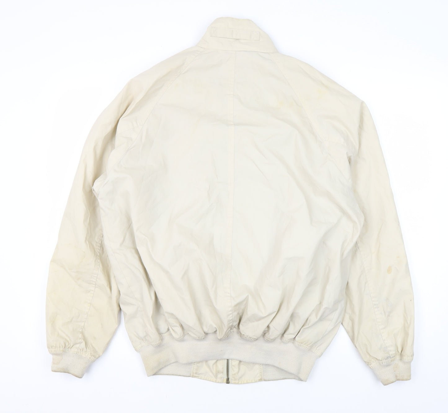 Hawkshead Men's Beige Bomber Jacket Size S