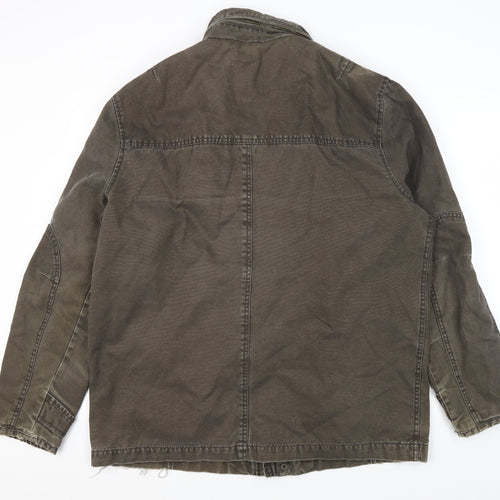 Mantaray Men's Brown Military Jacket L - Outdoor Style