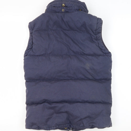 Jack Wills Women's Blue Waistcoat, Size 10, Casual Padded Style