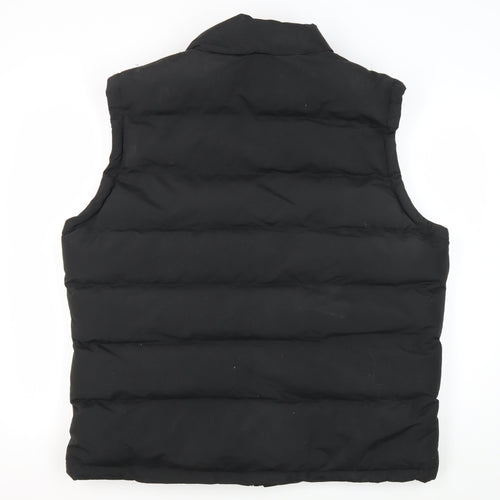 Threadbare Men's Black XL Puffer Waistcoat