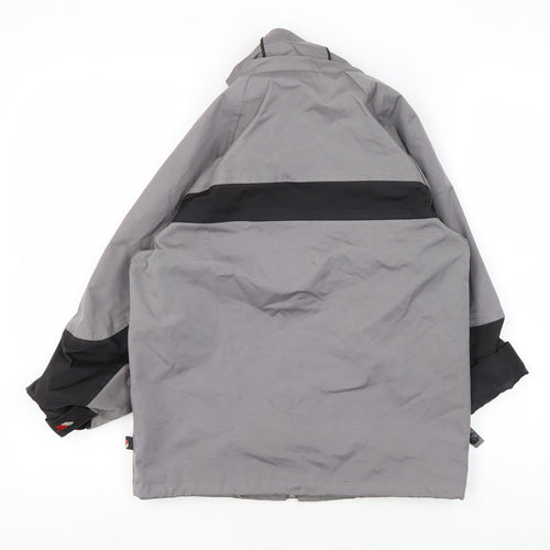 Trespass Boys Grey Black Parka Jacket 5-6 Years Winter
