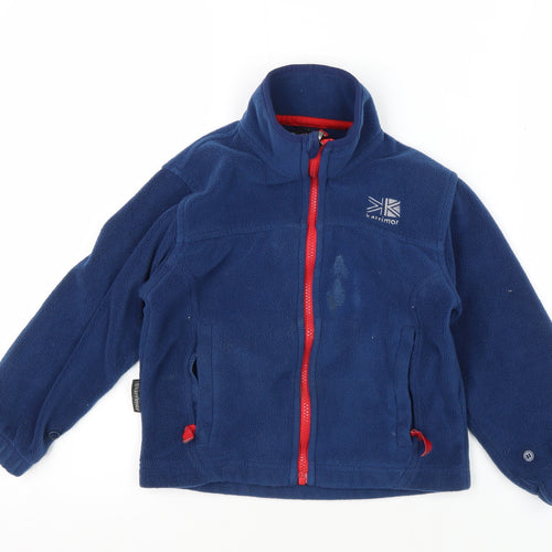 Karrimor Boys Blue Fleece Jacket 7-8 Years with Full Zip
