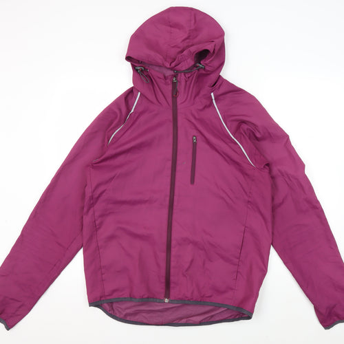 Farah Unisex Pink Windbreaker Nylon Jacket M