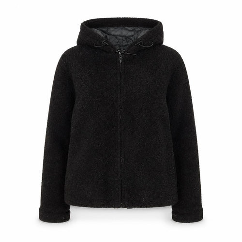 Moto Jeanswear Women's Black Hooded Jacket Size 10